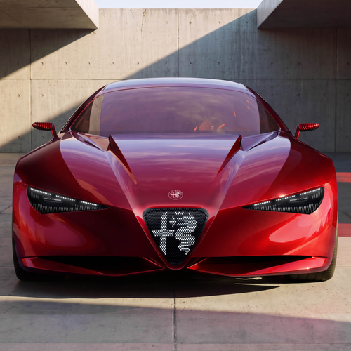 2026 Alfa Romeo Cuorerosso Concept Front View